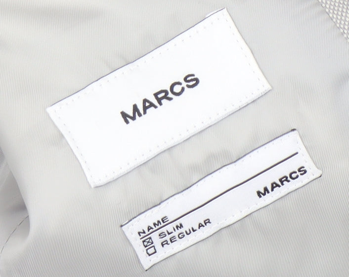 Marcs Men's Grey Blazer, Size 36 Slim