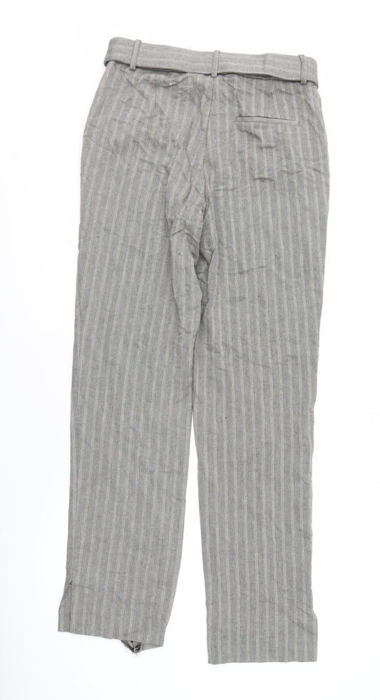 Womens UK Size S Zara Grey Trousers