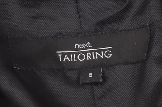 Next Women's Black Blazer Size 8 Tailored Fit