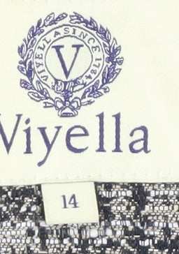 Viyella Women's Grey Flecked Blazer Size 14