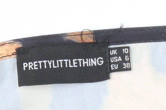 PrettyLittleThing Women's Animal Print Slip Dress