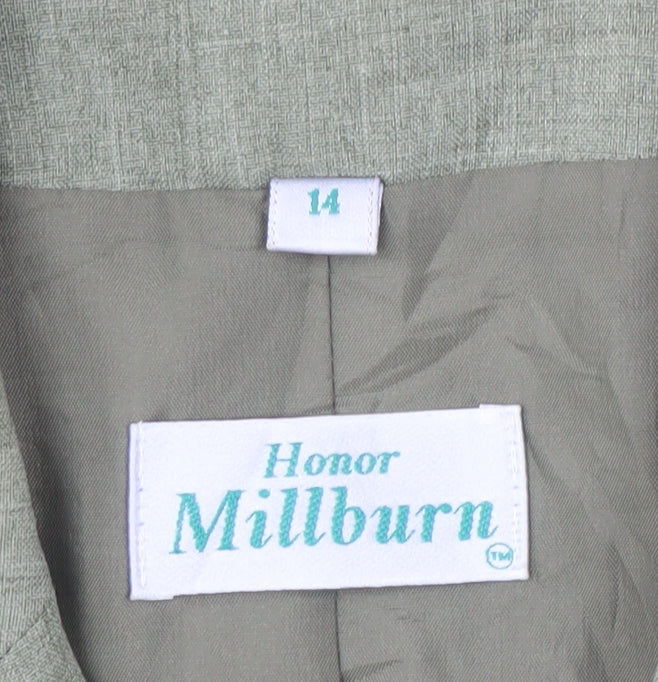 Womens UK Size 14 Honor Millburn Grey Basic Blouse