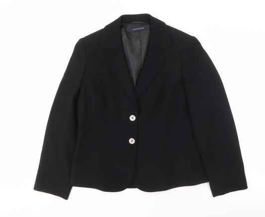 Windsmoor Women's Black Blazer Size 12 Formal