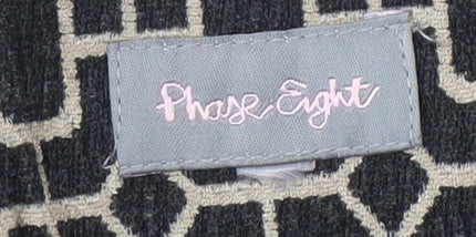 Phase Eight Women’s Black Geometric Skirt Size 14