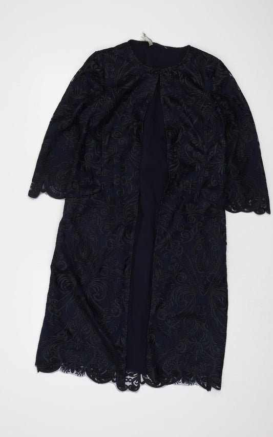 Womens UK Size 10 Monsoon Blue Basic Jacket