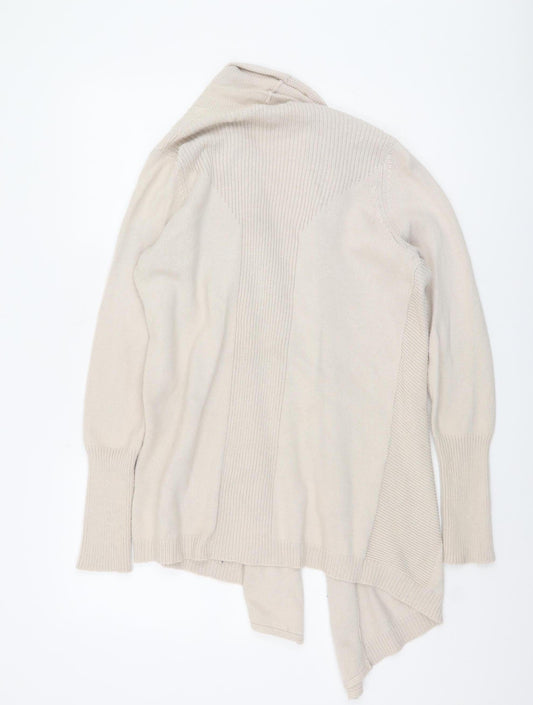 Jasper Conran Women's Ivory Open Front Cardigan - Size 14