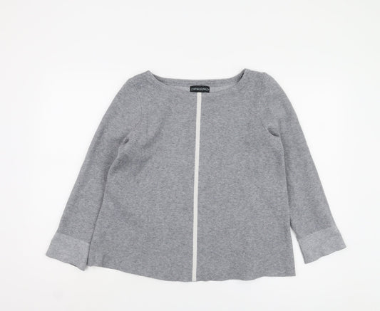 Womens UK Size M Cynthia Rowley Grey Pullover Jumper