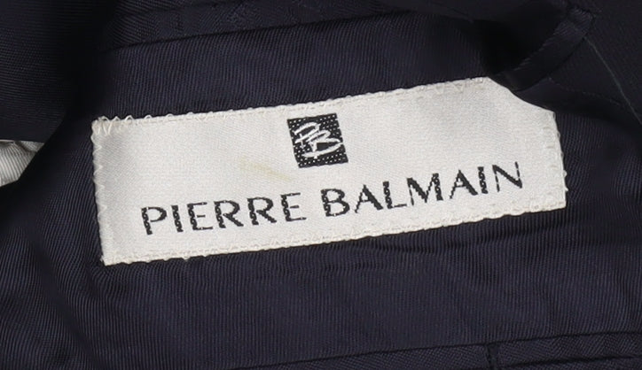 Mens UK Size 40 Pierre Balmain Regular Blue Suit Jacket