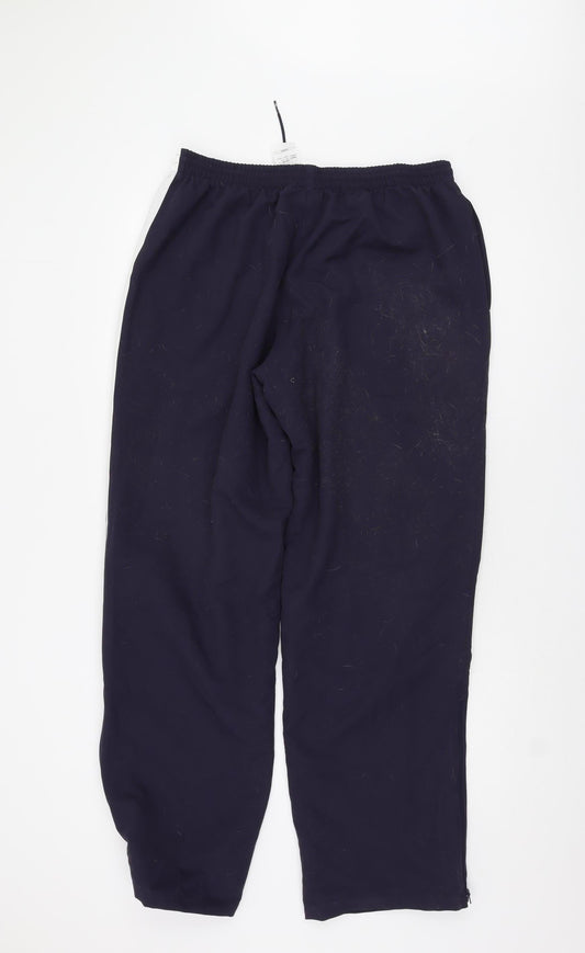 Puma Men's Blue Sweatpants - L - Casual and Comfy