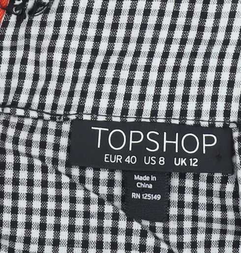 Womens UK Size 12 Topshop Straight & Pencil Not Available Skirt