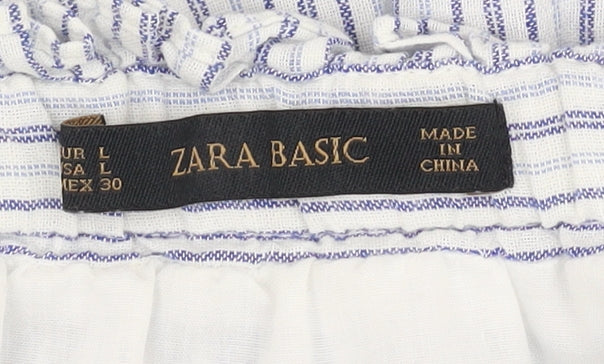 Womens UK Size L Zara Basic Flare Skirt