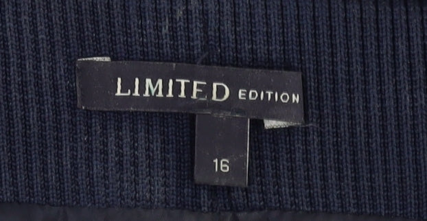 Marks and Spencer Women's Blue Lace Skirt Size 16