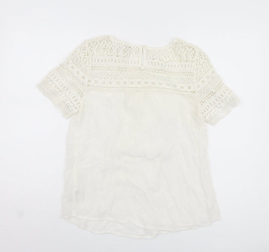 Womens UK Size 10 Monsoon Ivory Camisole Blouse