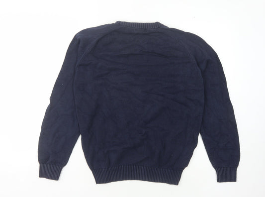 Austin Reed Men's Blue S Pullover Jumper, Crew Neck