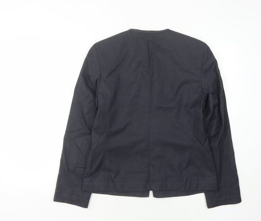 Womens UK Size 10 Marks and Spencer Blue Basic Jacket