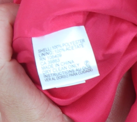 Tahari Pink Sheath Dress Size 4 Women's Business