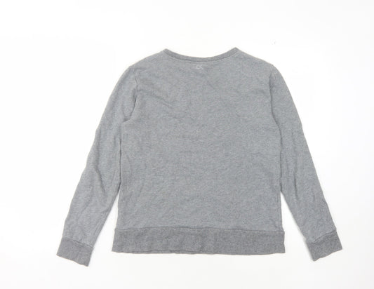 Womens UK Size XS Calvin Klein Grey Pullover Sweatshirt
