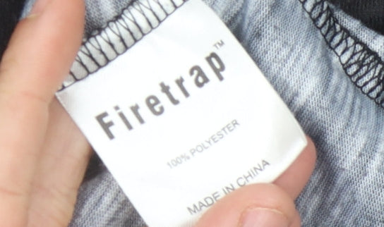 Firetrap Women's Black Floral T-Shirt Size 12