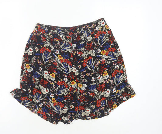 Parisian Women's Multicoloured Floral High-Waist Shorts
