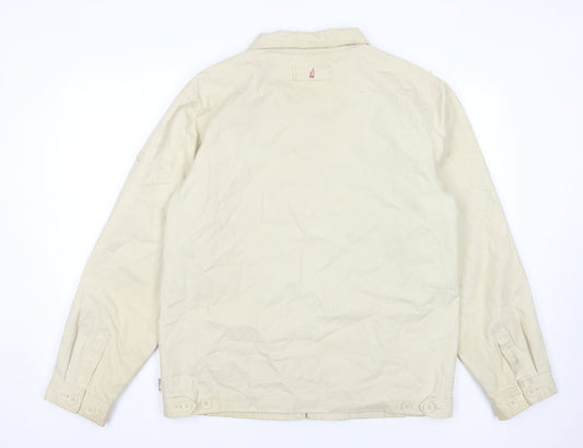 Mens UK Size M Dock of the Bay Beige Anorak Coat