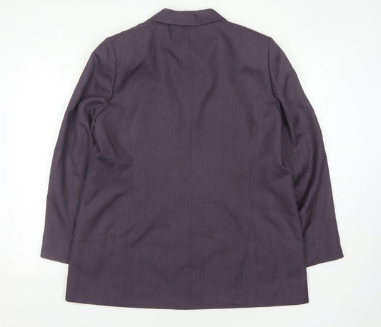 Windsmoor Women's Purple Suit Jacket Size 16