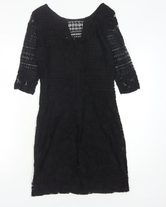Boohoo Women’s Black Lace Dress Size 10