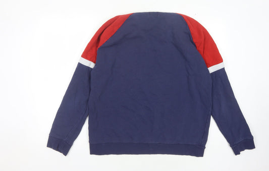 Topman Men's Blue Pullover Sweatshirt XL