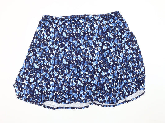 Bonmarché Women's Blue Floral Skirt Size 24