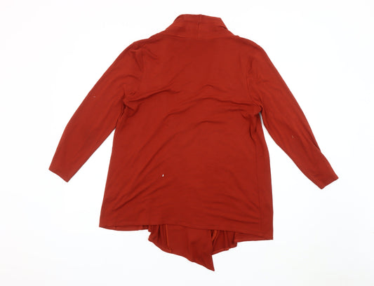 Womens UK Size M Saloos Red Cardigan