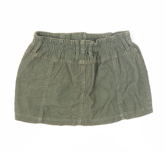 BDG Women's Green Cargo Skirt - XS Corduroy