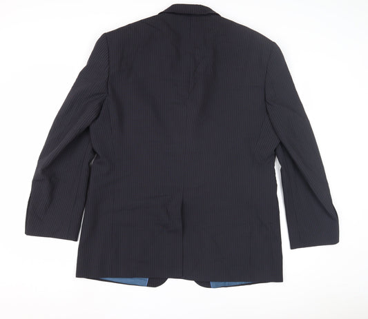Mens UK Size 42 Marks and Spencer Regular Blue Suit Jacket