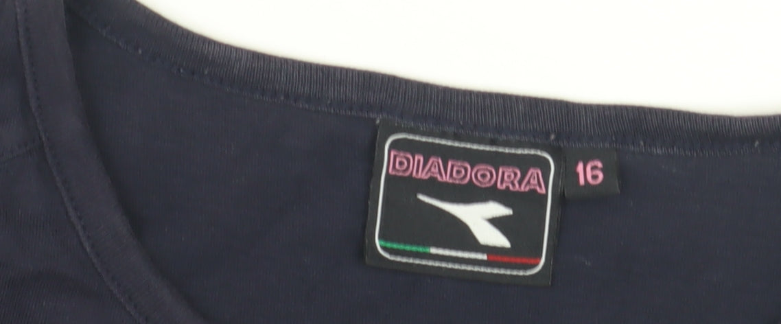 Womens UK Size 16 Diadora Blue Basic Tank