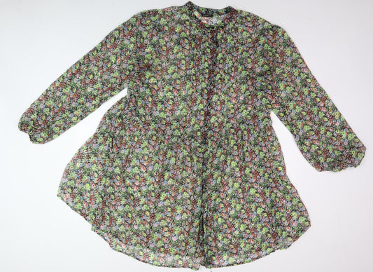 Additional front view of Roman Women's Multicoloured A-Line Floral Dress