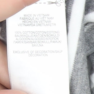 Polo Ralph Lauren Grey Striped Men's Long Sleeve T-Shirt S