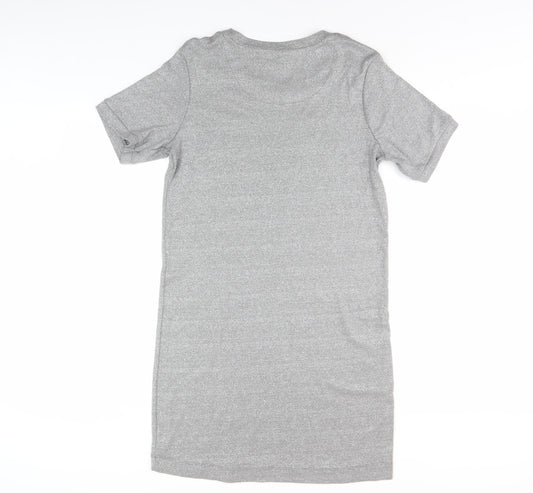 Next Women's Grey T-Shirt Dress Size 12 - Casual Charm