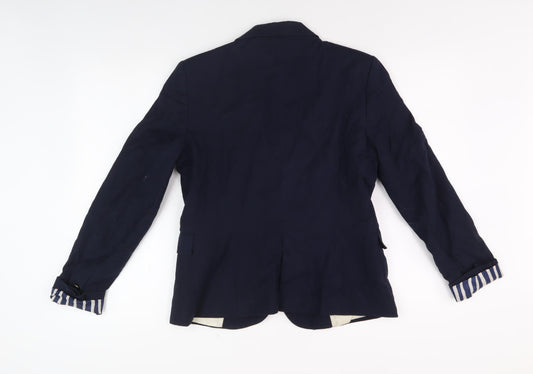 Zara Basic Women's Blue Blazer Jacket 4XL