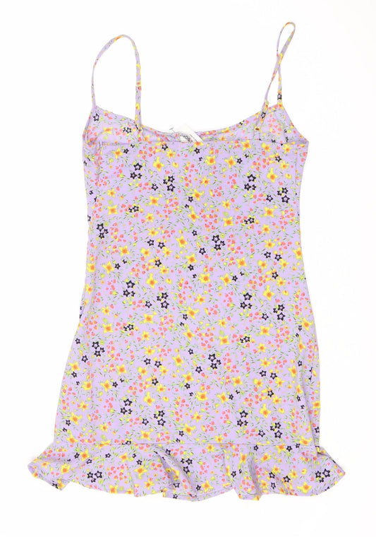 COLLUSION Women's Multicoloured Floral Dress Size 8