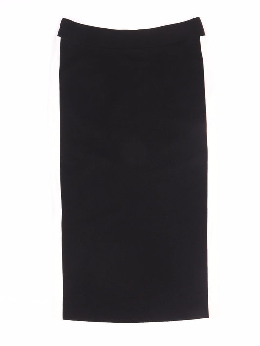 Marks and Spencer Women's Black Pencil Skirt - M