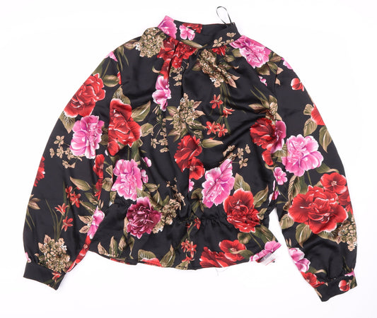 Womens UK Size 14 Quiz Multicoloured Basic Blouse