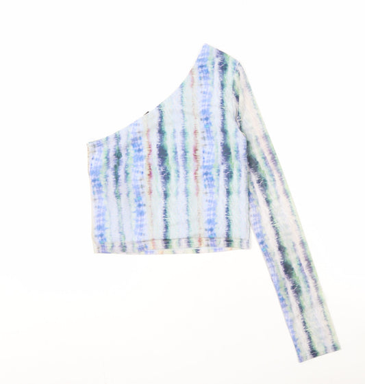 Womens UK Size XS Urban Outfitters Multicoloured Cropped Top