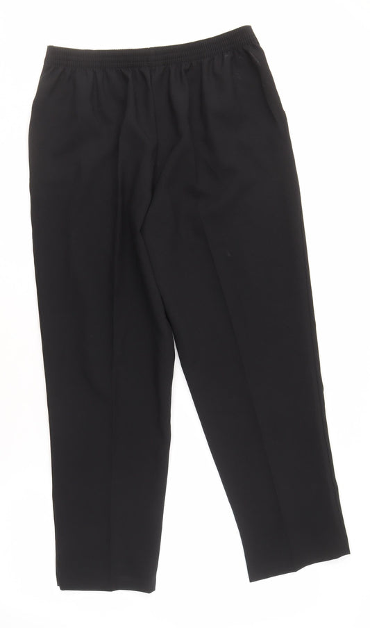 Classic Women's Black Trousers, Size 14, Classic Fit