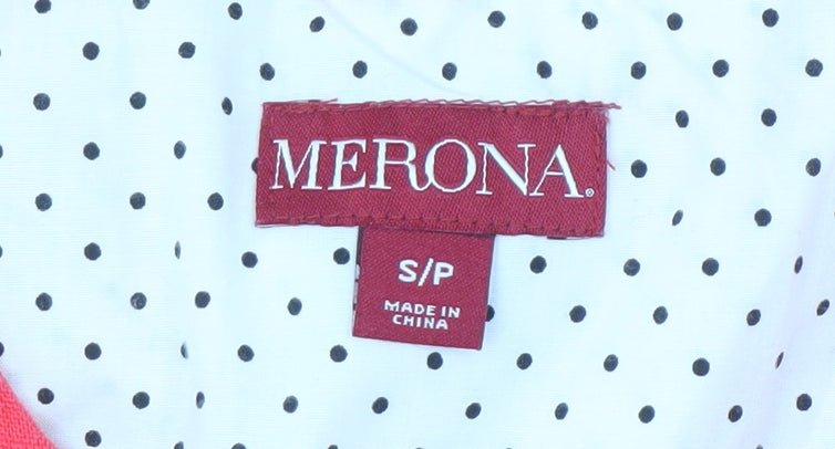 Womens UK Size S Merona Red Basic Jacket