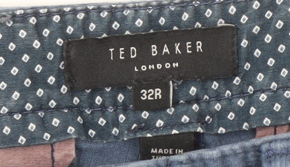 Ted Baker Men's Blue Corduroy Trousers - 32R