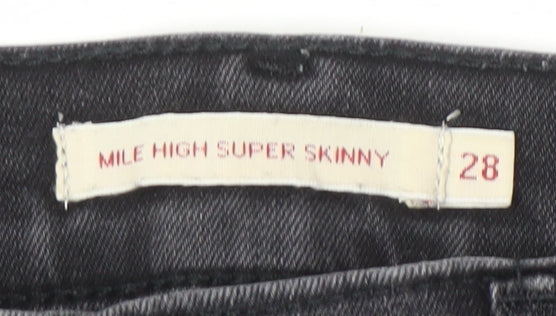 Levi's Men's Black Slim Skinny Jeans - Size 28