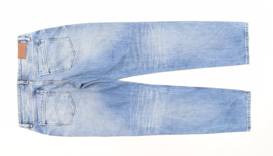 Mens UK Size 26 Tommy Hilfiger Straight Blue Jeans