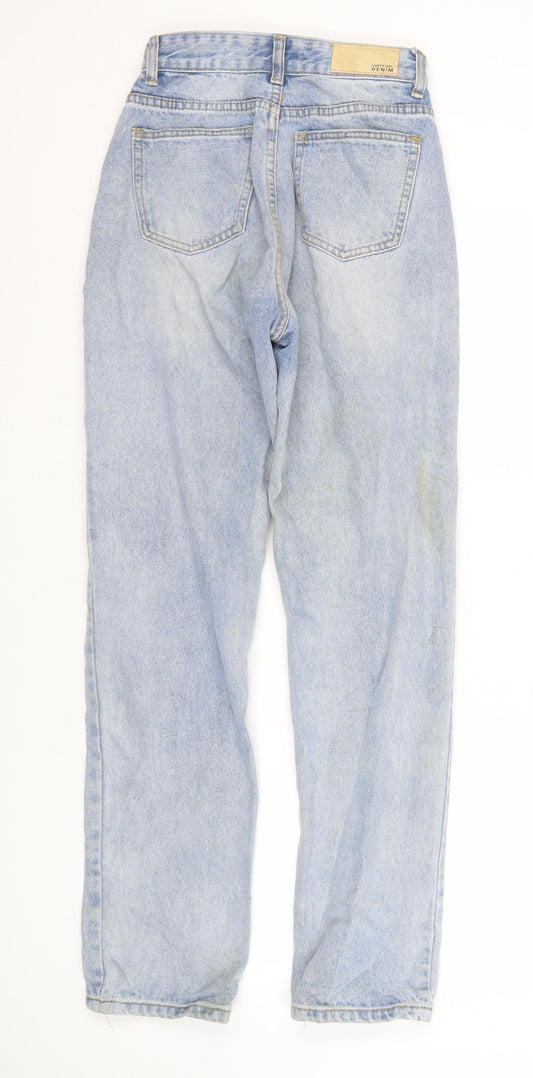 Nasty Gal Women's Blue Denim Jeans Size 6 Light Wash