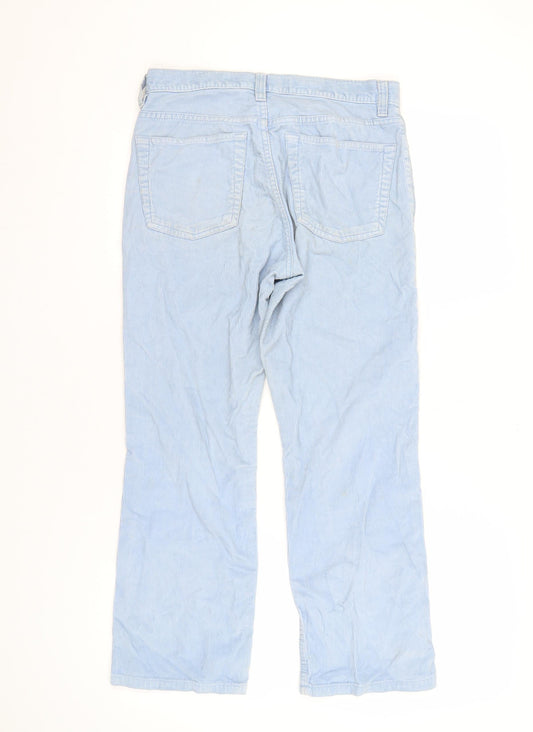 Womens UK Size S Gap Cropped Blue Trousers