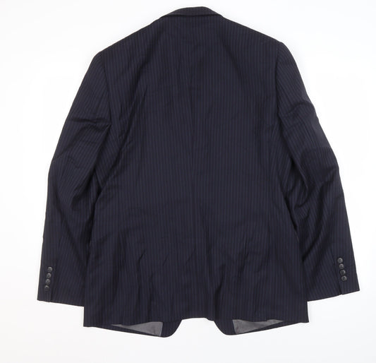 Mens UK Size 40 John Lewis Regular Blue Suit Jacket