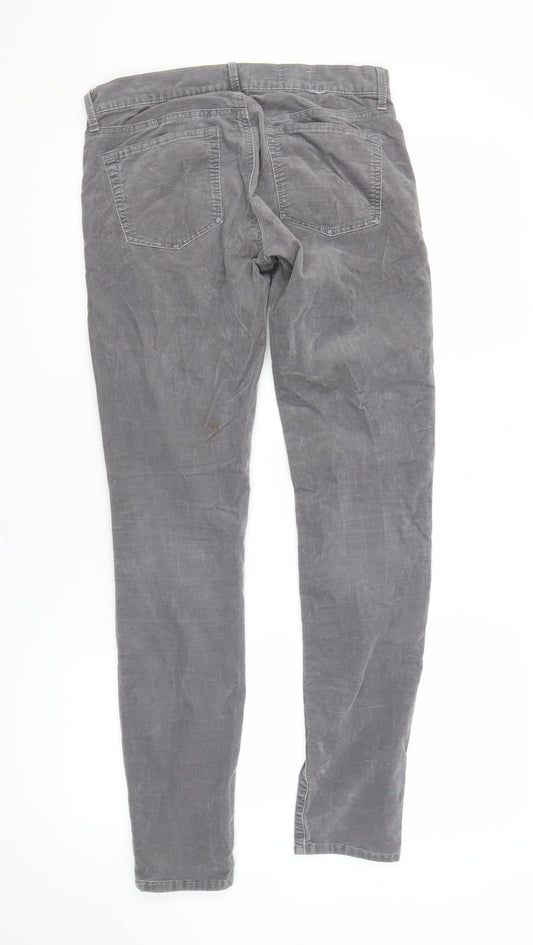 Gap Unisex Grey Slim Trousers Size 26 Autumn Winter