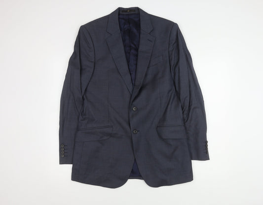 Mens UK Size 38 Jaeger Regular Blue Suit Jacket